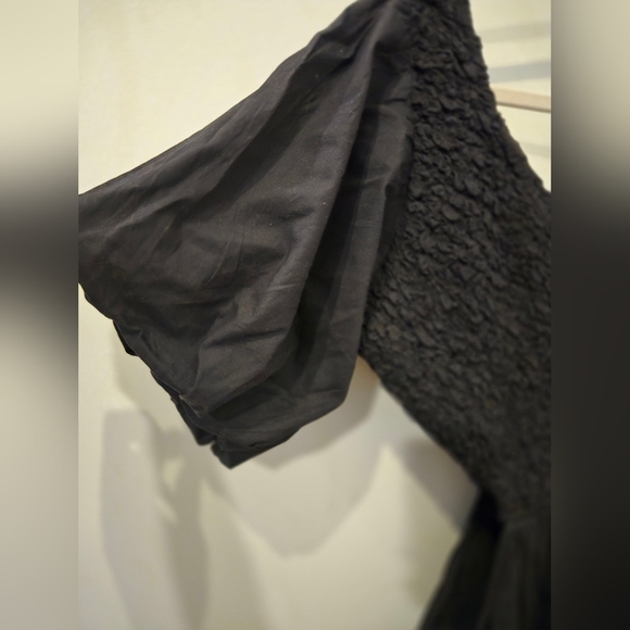 Free People Black Puff Sleeve Sundress - Picture 11 of 11